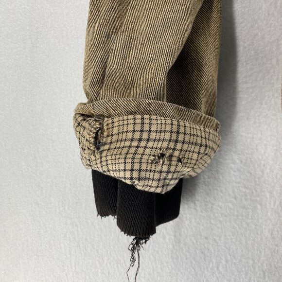 DOUBLE RRL RALPH LAUREN Jacket Mens M Barn Chore Flannel Lined Full Zip Brown - Picture 15 of 16